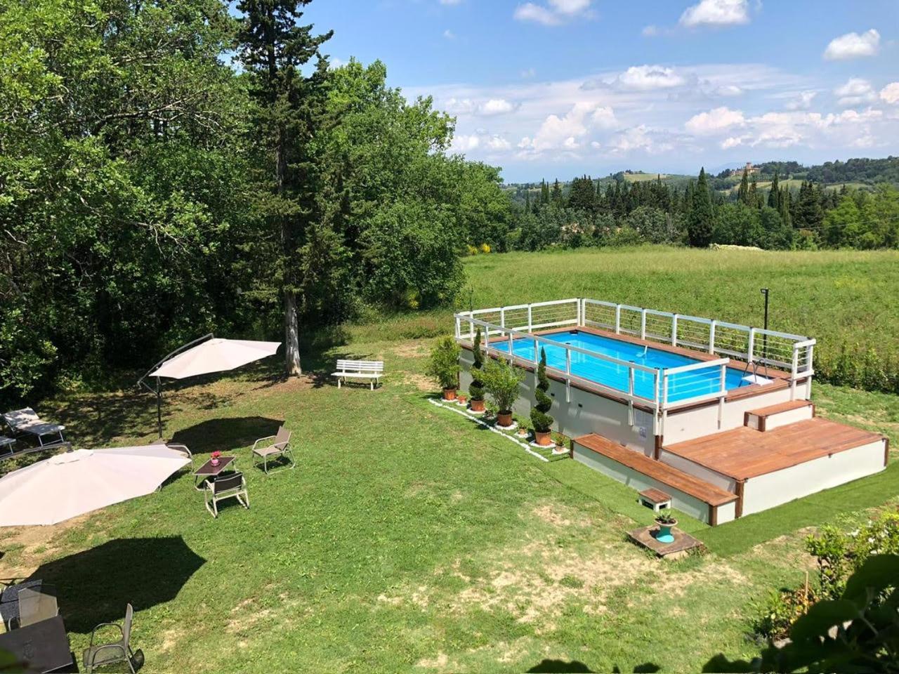 Villa Albertina Монтеспертоли Экстерьер фото