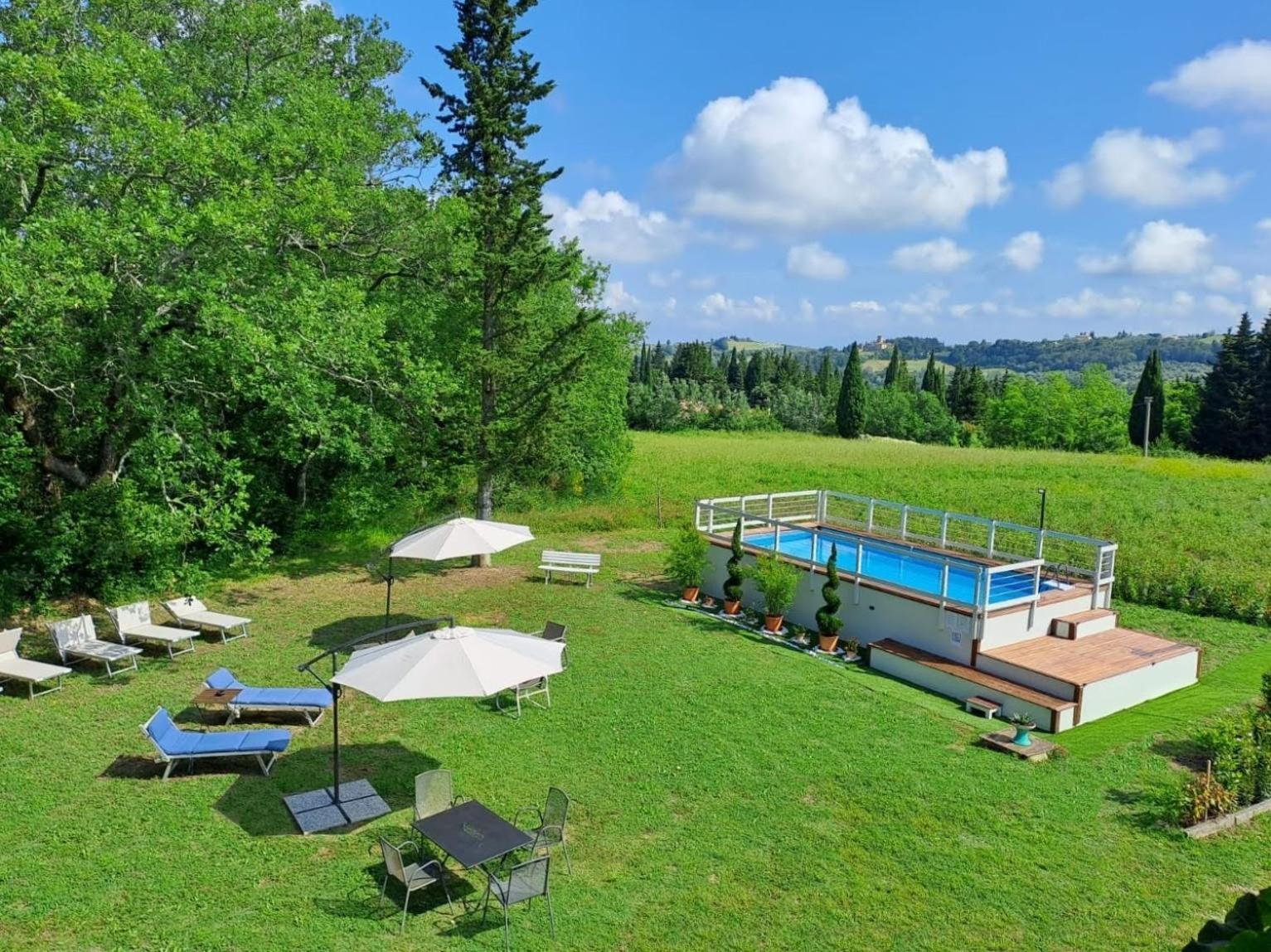 Villa Albertina Монтеспертоли Экстерьер фото